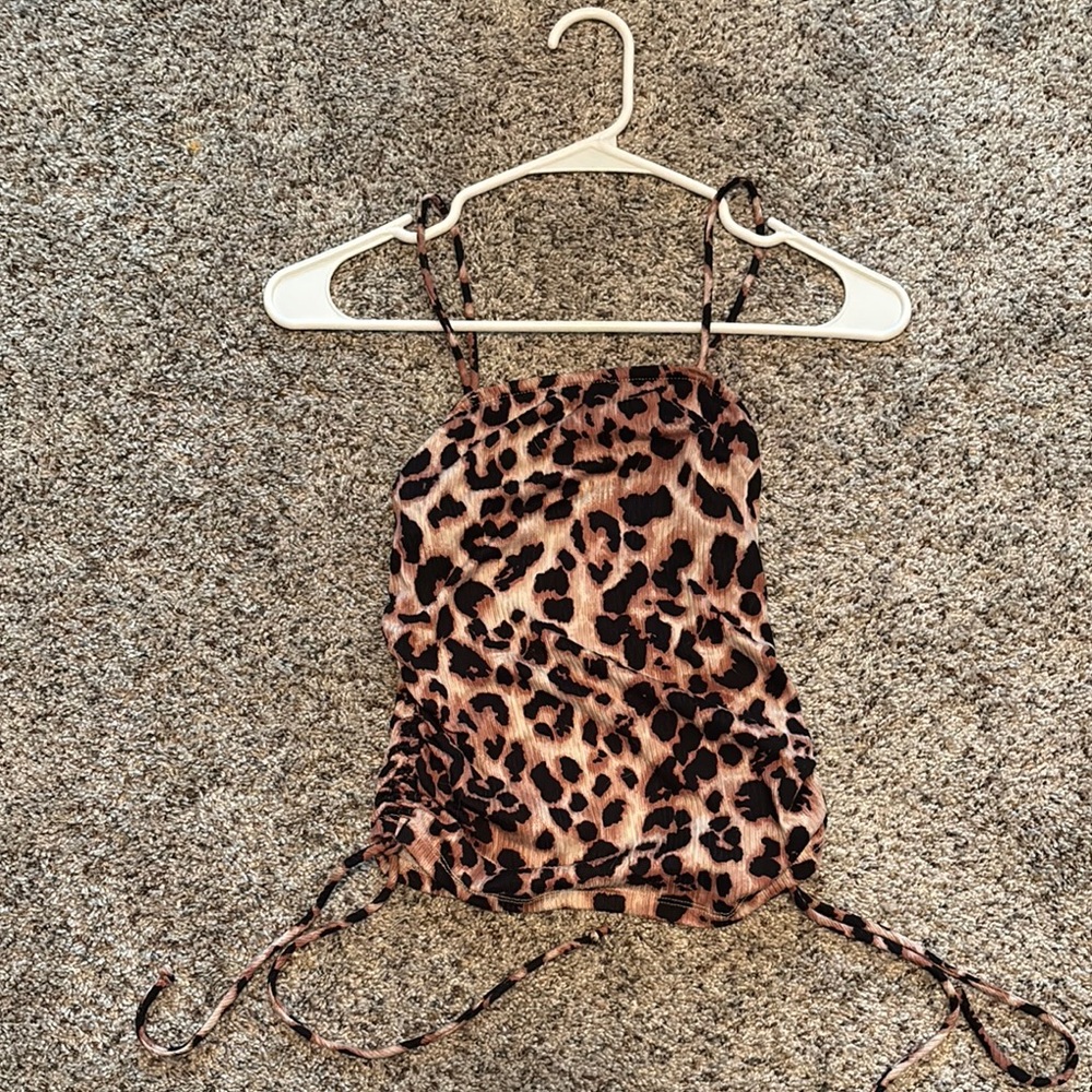 Leopard Print Cami Top
